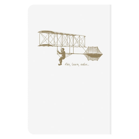 Clairefontaine Flying Spirit Notebook 9cm X 14 cm - White