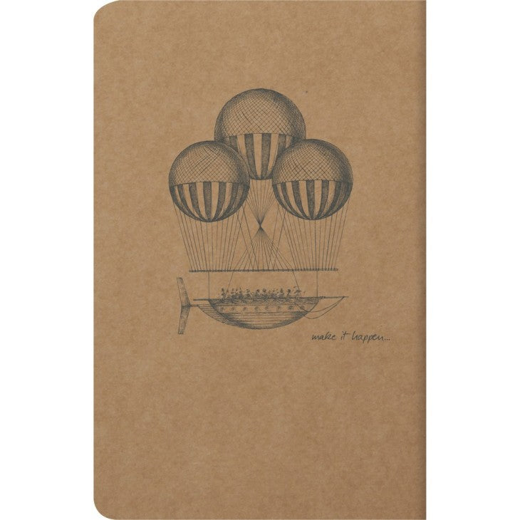 Clairefontaine Flying Spirit Notebook- 11cm X 117 cm