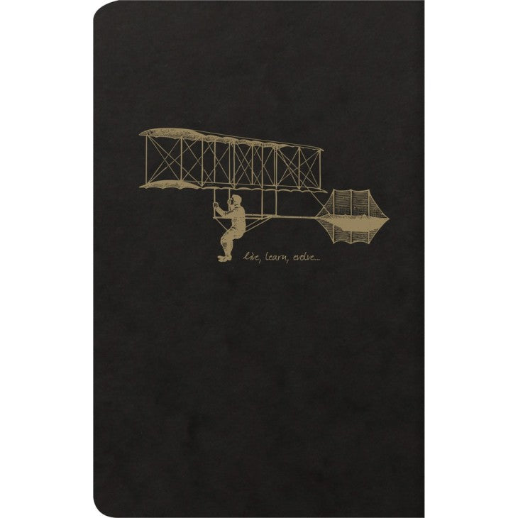 Clairefontaine Flying Spirit Notebook 11cm X 117 cm- Black