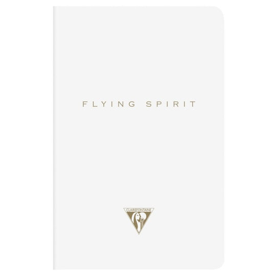 Clairefontaine Flying Spirit Notebook 9cm X 14 cm - White