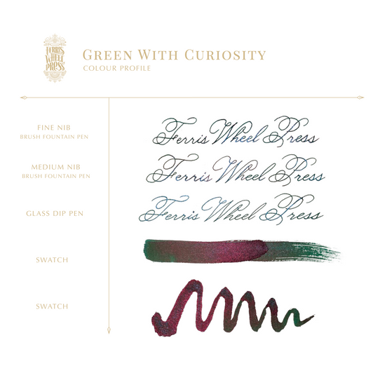 Ferris Wheel Press - Green with Curiosity