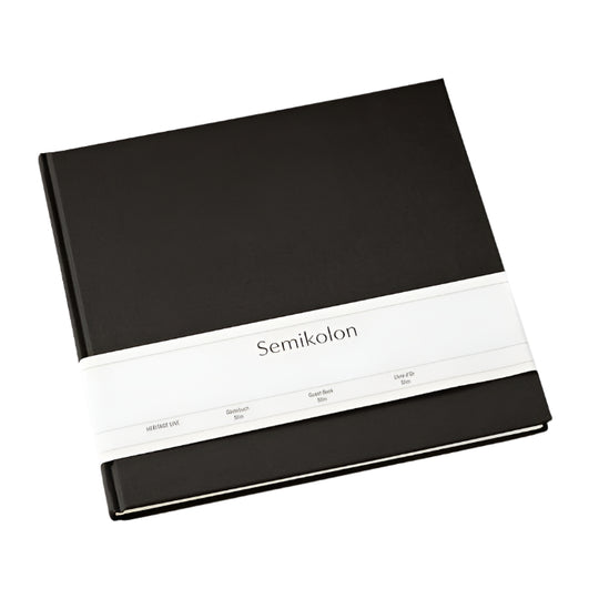 Semikolon Guest Book Slim Black