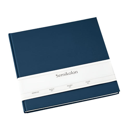 Semikolon Guest Book Slim Marine