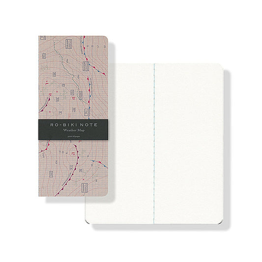 Yamamoto Ro-Biki Notebook - Weather Map Blank