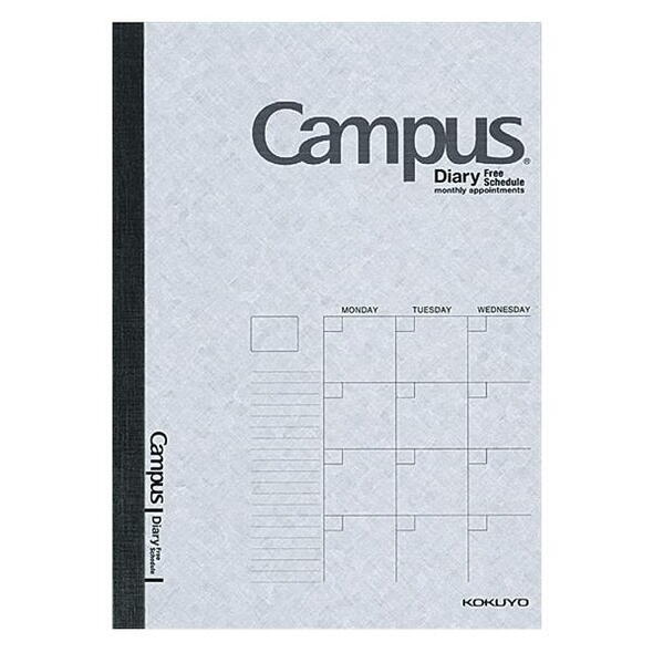 Kokuyo Campus Undated Monthly Planner