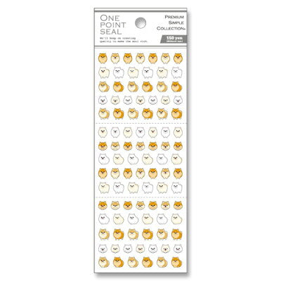 Mind Wave Stickers One Point Seal Pomeranian
