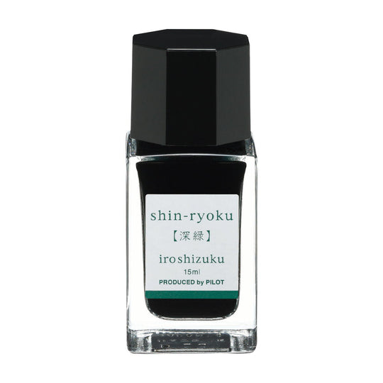 Pilot Iroshizuku Fountain Pen Ink 15ml- Shin-Ryoku
