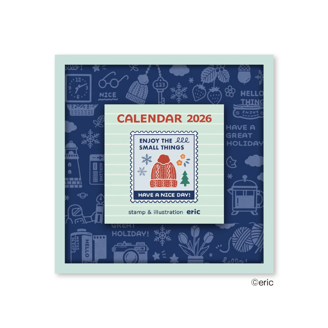 Shinnippon  Eric Small Things Day-by-Day Square Calendar