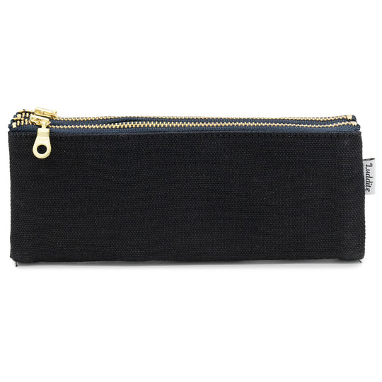 Luddite Canvas Pen/Pencil Case- Black