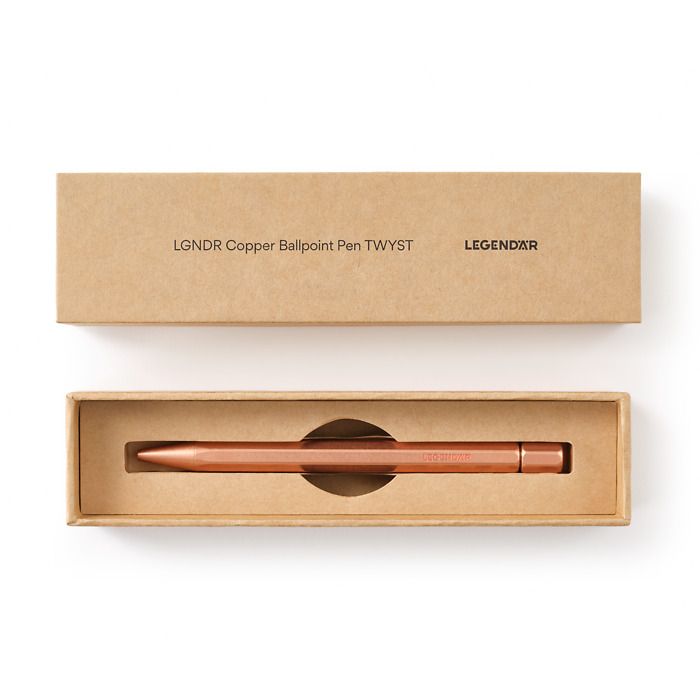 Legendar TWYST Ballpoint Pen- Copper
