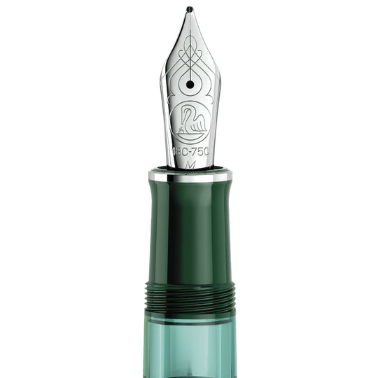 Pelikan │  Souverän® Fountain Pen M815 Metal Striped Green