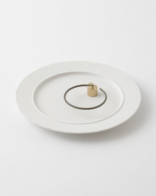 Midori Scent Clock Incense Stand Brass