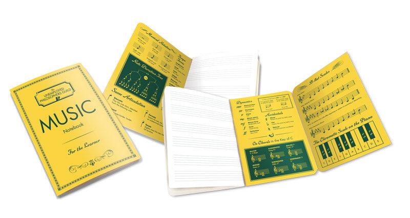 The Unemployed Philosophers Guild Notebook- Music Staff