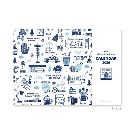 Shinnippon  Eric Small Things Wall Calendar