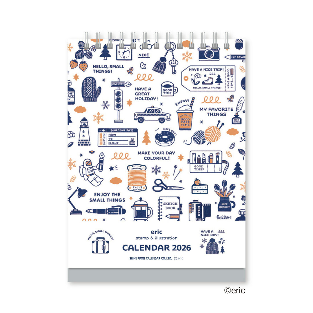 Shinnippon  Eric Small Things Desktop Calendar