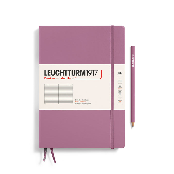LEUCHTTURM1917 Notebooks Hardcover Composition B5 - Dusty Rose