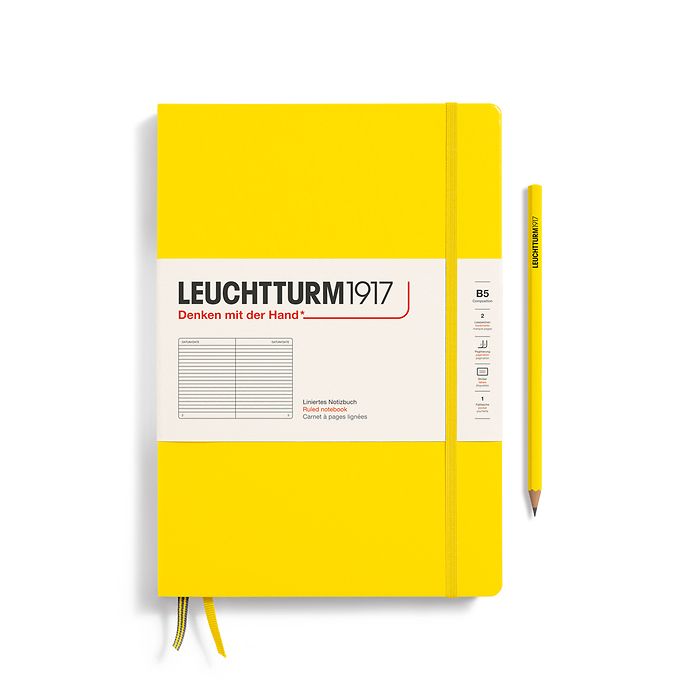 Leuchtturm1917 Notebooks Hardcover Composition B5 - Lemon