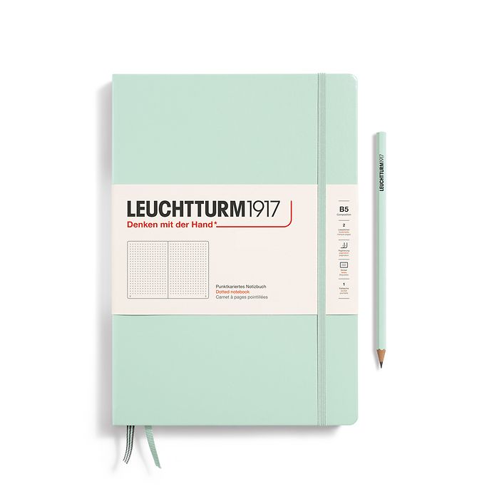 Leuchtturm1917 Notebooks Hardcover Composition B5 - Mint Green