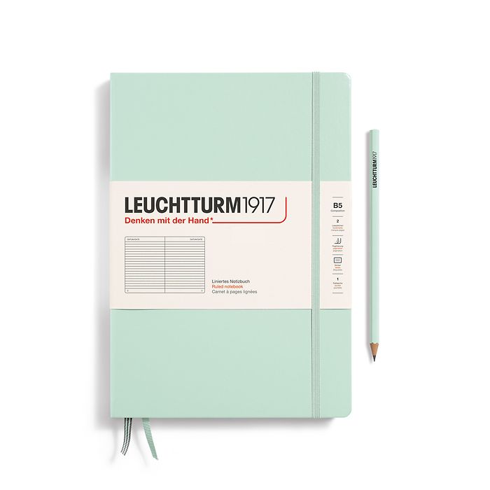 Leuchtturm1917 Notebooks Hardcover Composition B5 - Mint Green