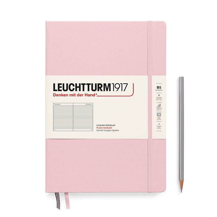 Leuchtturm1917 Notebooks Hardcover Composition B5 - Powder