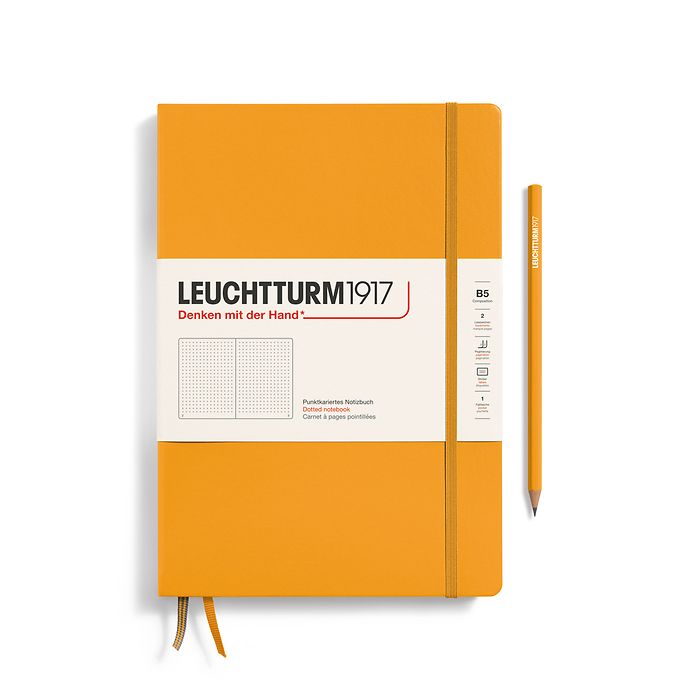 Leuchtturm1917 Notebooks Hardcover Composition B5 - Rising Sun