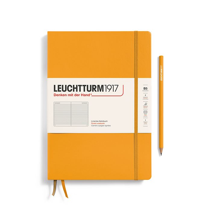 Leuchtturm1917 Notebooks Hardcover Composition B5 - Rising Sun