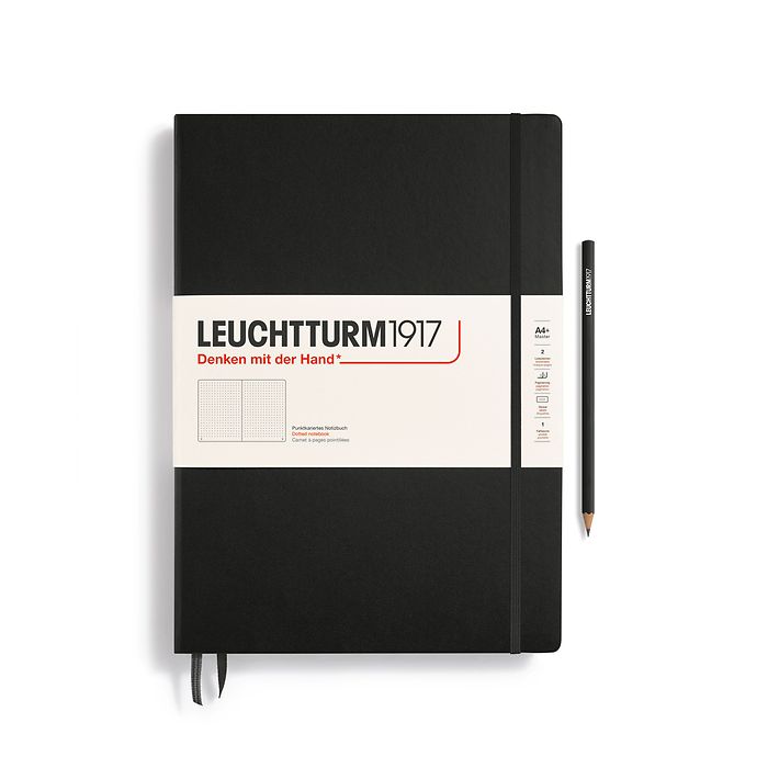 Leuchtturm1917 Notebook Master Classic A4+ - Black