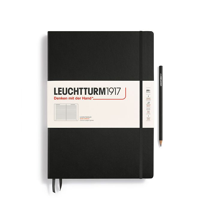 Leuchtturm1917 Notebook Master Classic A4+ - Black