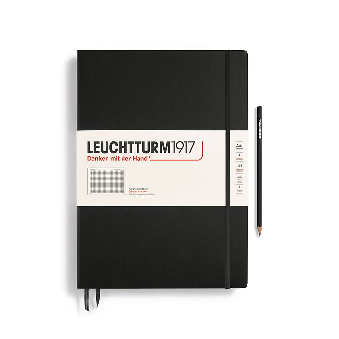 Leuchtturm1917 Notebook Master Classic A4+ - Black