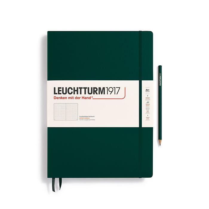 Leuchtturm1917 Notebook Master Classic A4+ - Forest Green