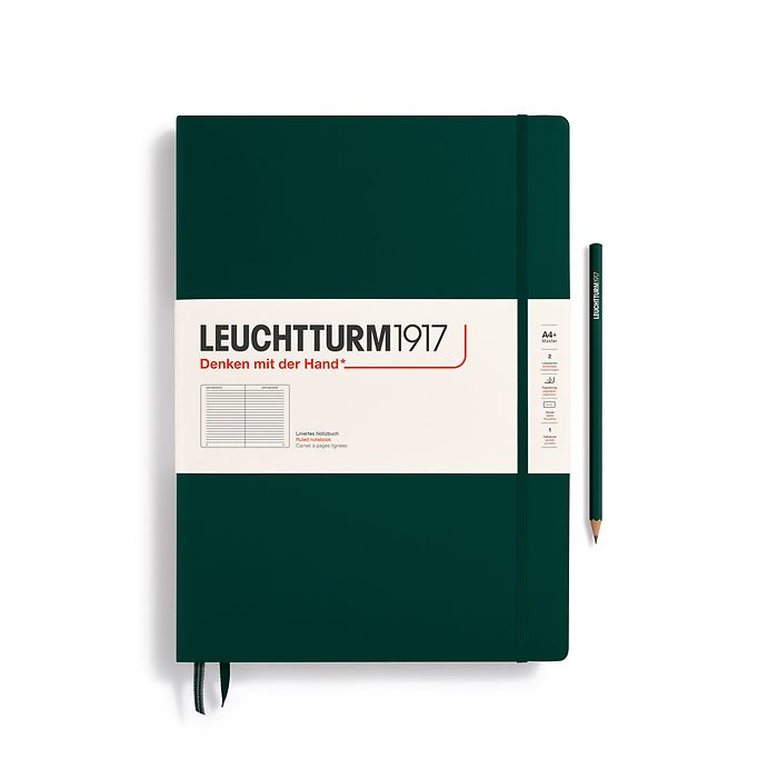 Leuchtturm1917 Notebook Master Classic A4+ - Forest Green