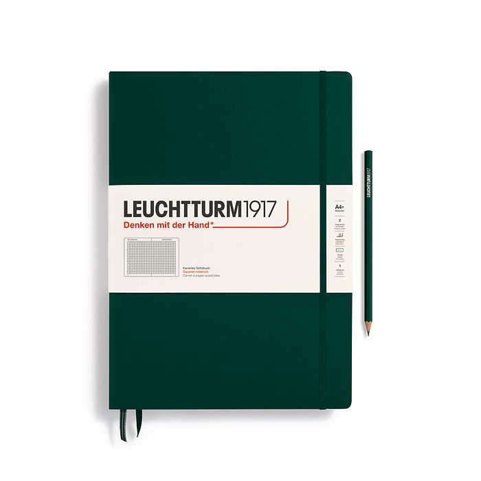 Leuchtturm1917 Notebook Master Classic A4+ - Forest Green