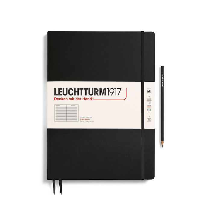 Leuchtturm1917 A4+ Master Slim - Black