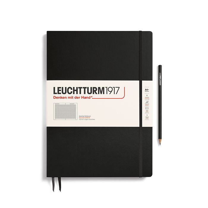 Leuchtturm1917 A4+ Master Slim - Black