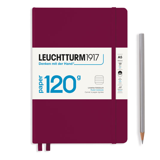 Leuchtturm1917 A5 Medium 120g Notebook - Port Red