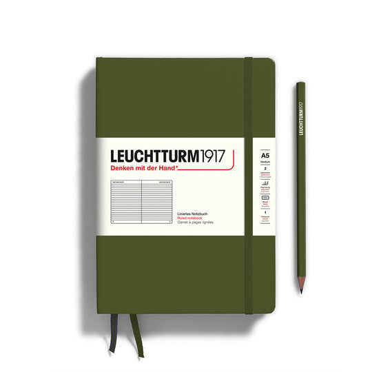 Leuchtturm1917 Notebook A5 Medium - Army