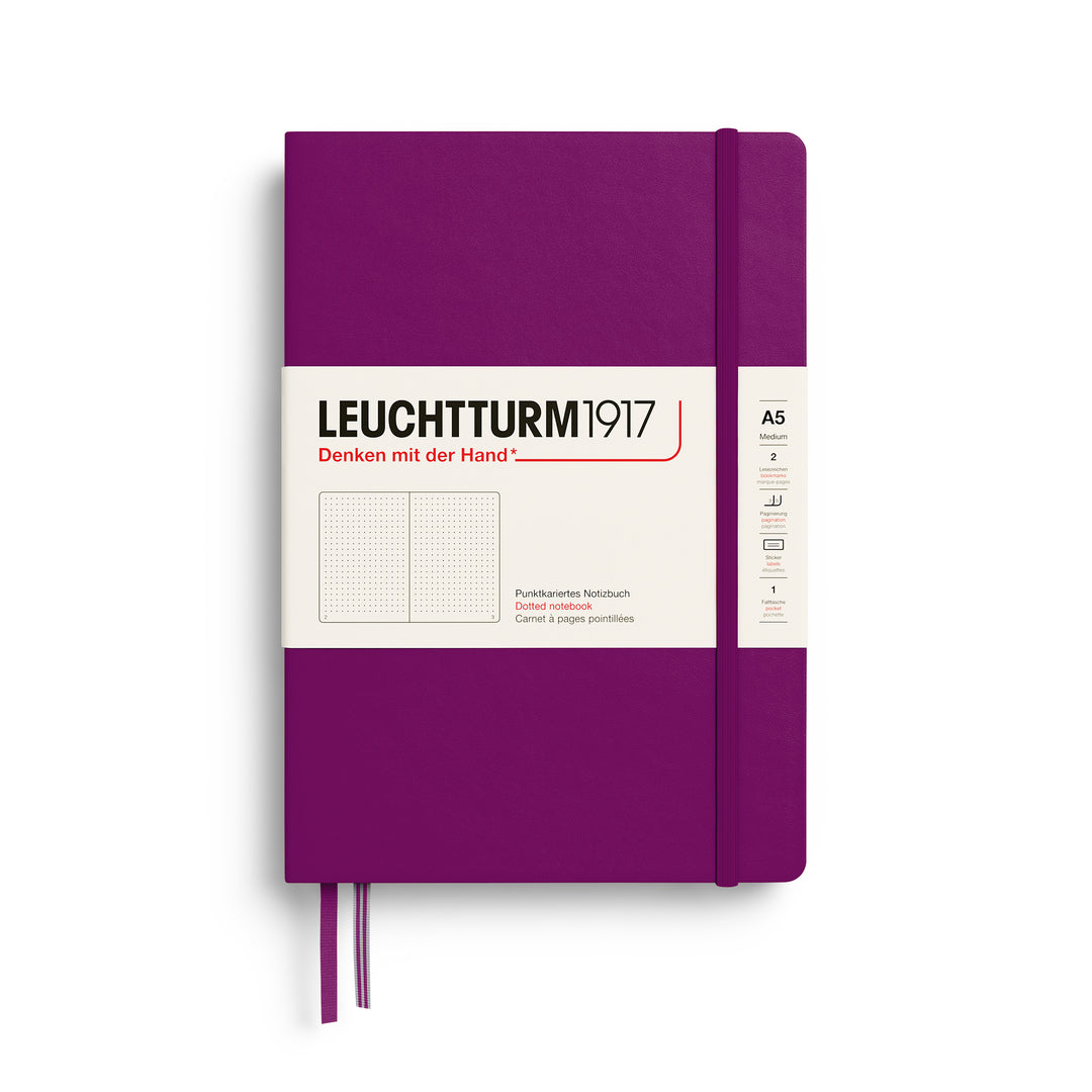 Leuchtturm1917 │  2027 Colours Notebook Medium Hardcover A5 - Burgundy