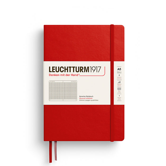 Leuchtturm1917 Notebook A5 Medium Hardcover - Cherry