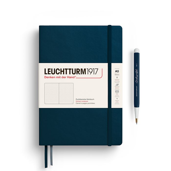 Leuchtturm1917 Notebook Hardcover A5 - Deep Sea