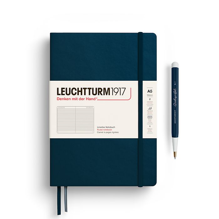 Leuchtturm1917 Notebook Hardcover A5 - Deep Sea