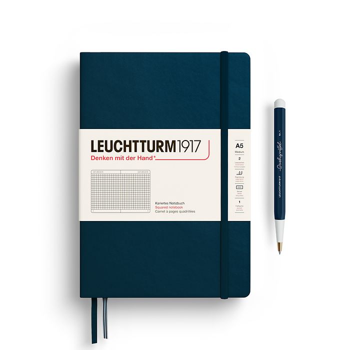 Leuchtturm1917 Notebook Hardcover A5 - Deep Sea