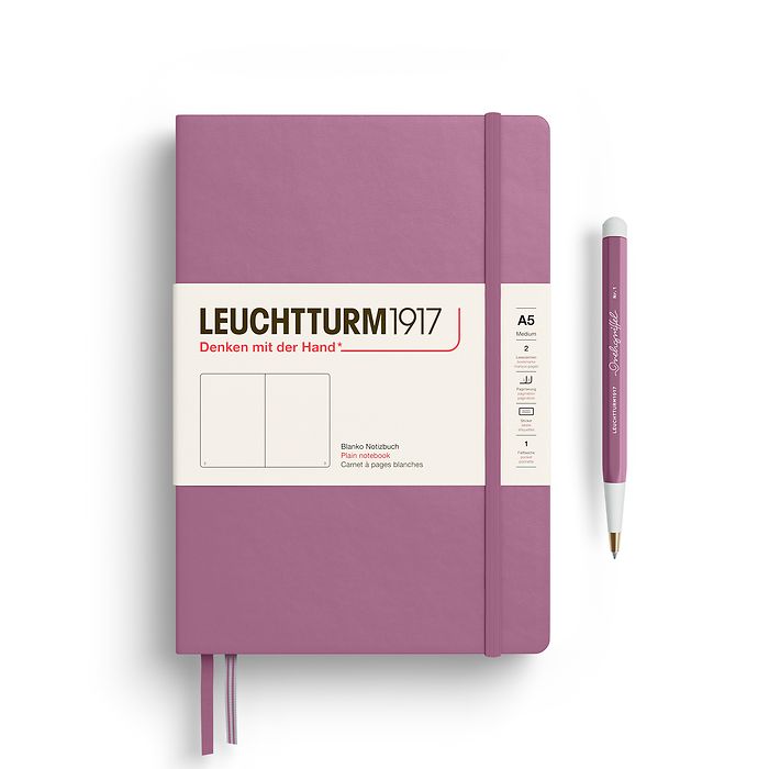 Leuchtturm1917 Notebook Hardcover A5 - Dusty Rose