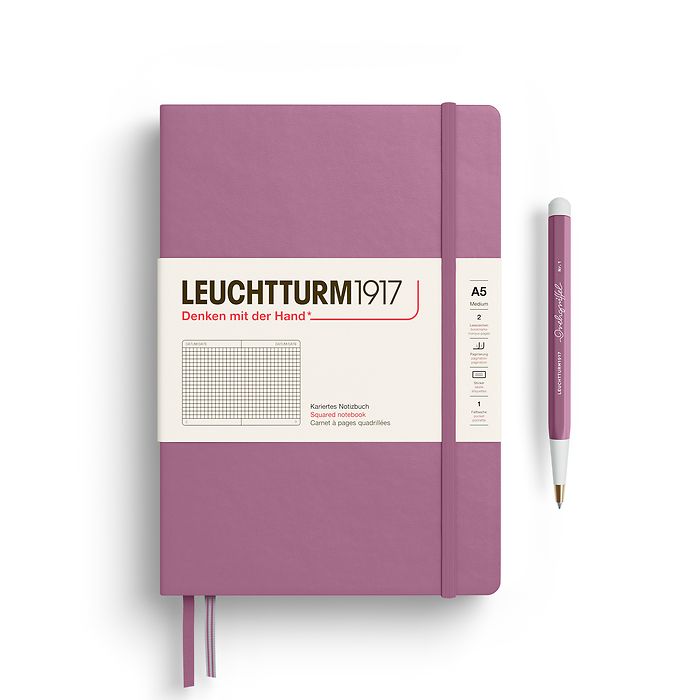 Leuchtturm1917 Notebook Hardcover A5 - Dusty Rose