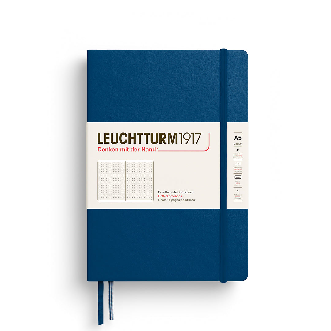 Leuchtturm1917 Notebook A5 Medium Hardcover- Indigo