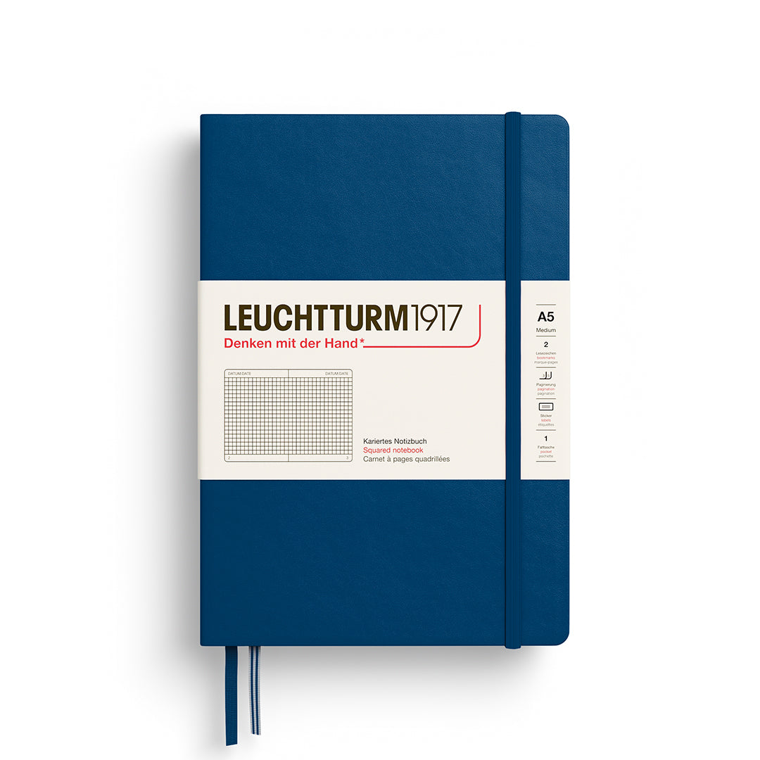 Leuchtturm1917 Notebook A5 Medium Hardcover- Indigo