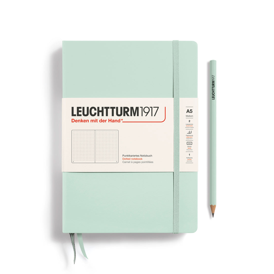 Leuchtturm1917 A5 Medium Hardcover - Mint Green