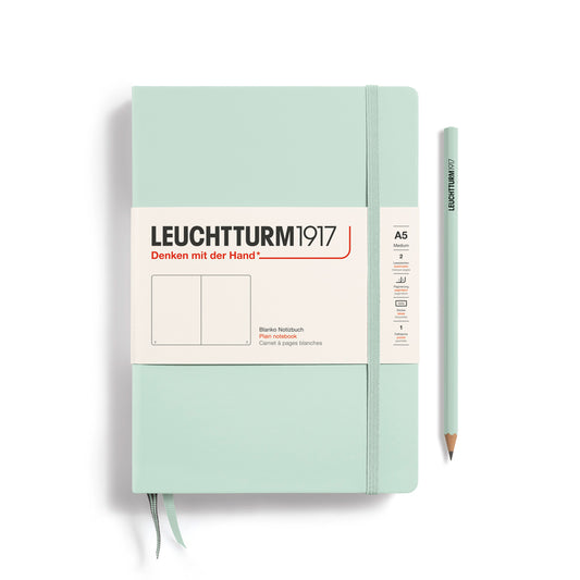 Leuchtturm1917 A5 Medium Hardcover - Mint Green