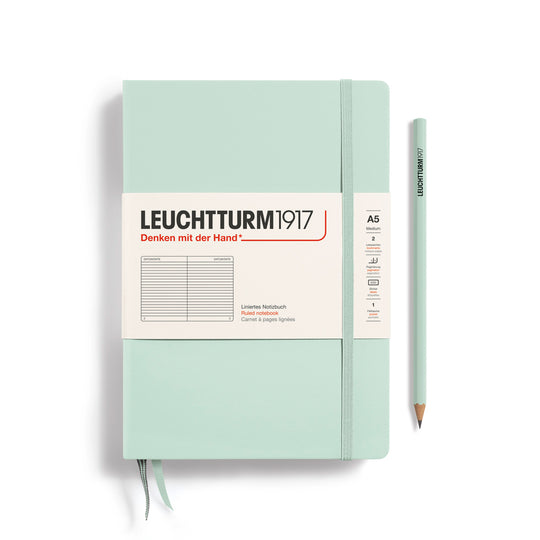 Leuchtturm1917 A5 Medium Hardcover - Mint Green