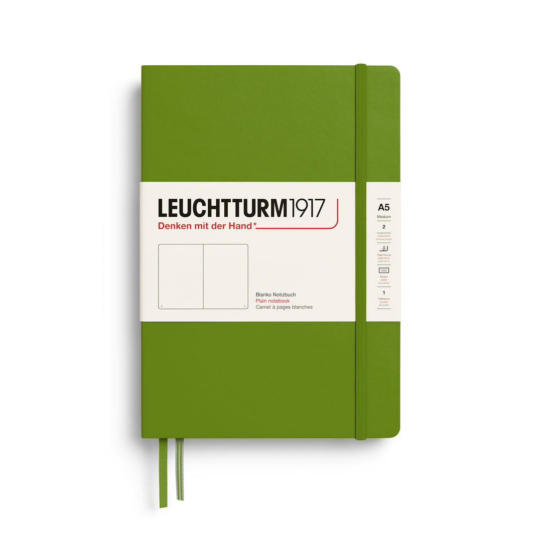 Leuchtturm1917 │  2027 Colours Notebook Medium Hardcover A5 - Moss
