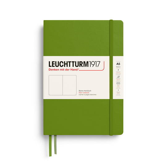 Leuchtturm1917 │  2027 Colours Notebook Medium Hardcover A5 - Moss
